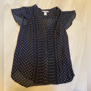 H&M Flutter Cap Sleeve Top